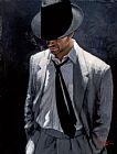 Fabian Perez MAN IN WHITE SUIT IV